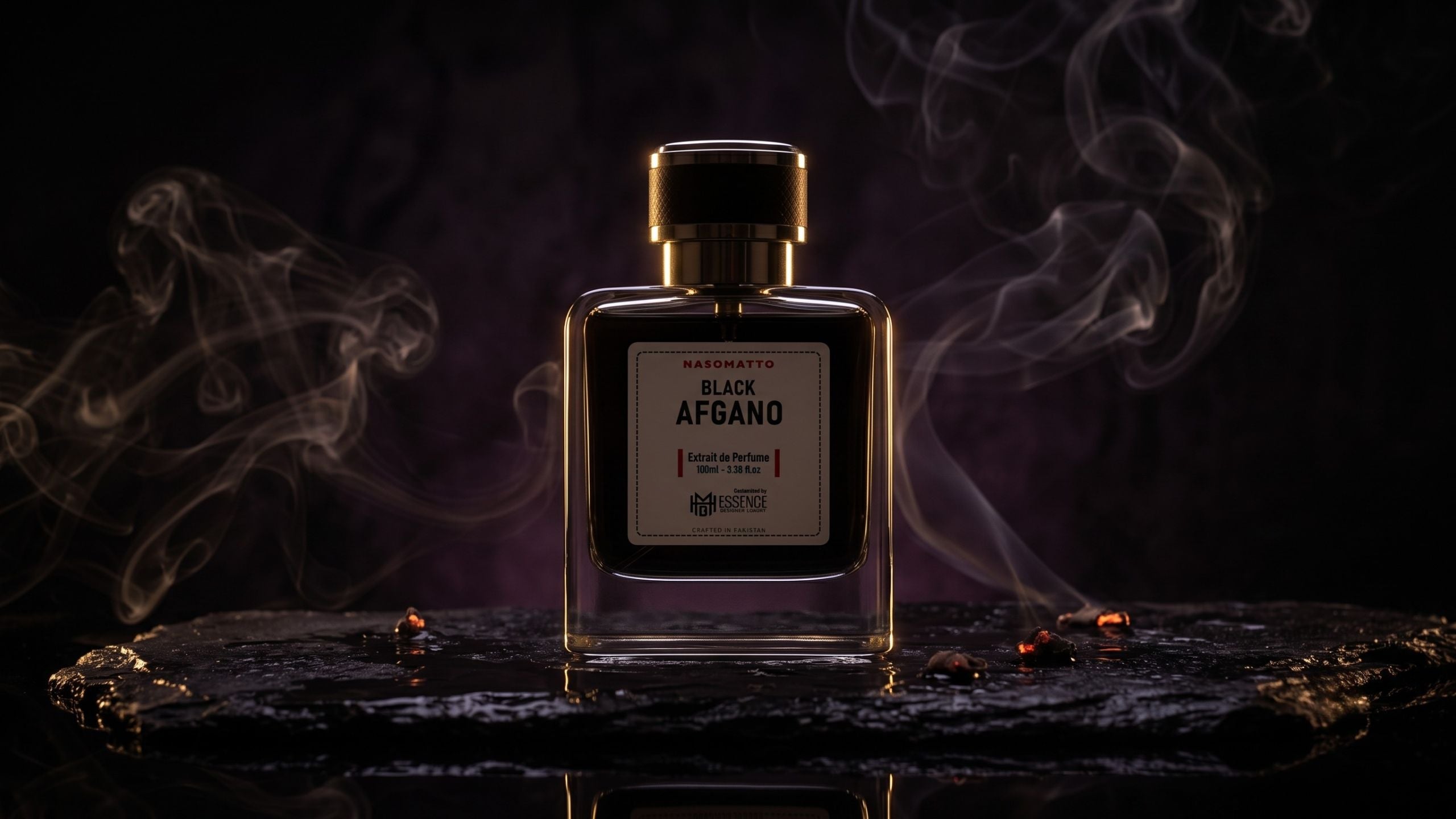 Black Beast perfume by MHB Essence — a dark, smoky Black Afgano alternative in Pakistan