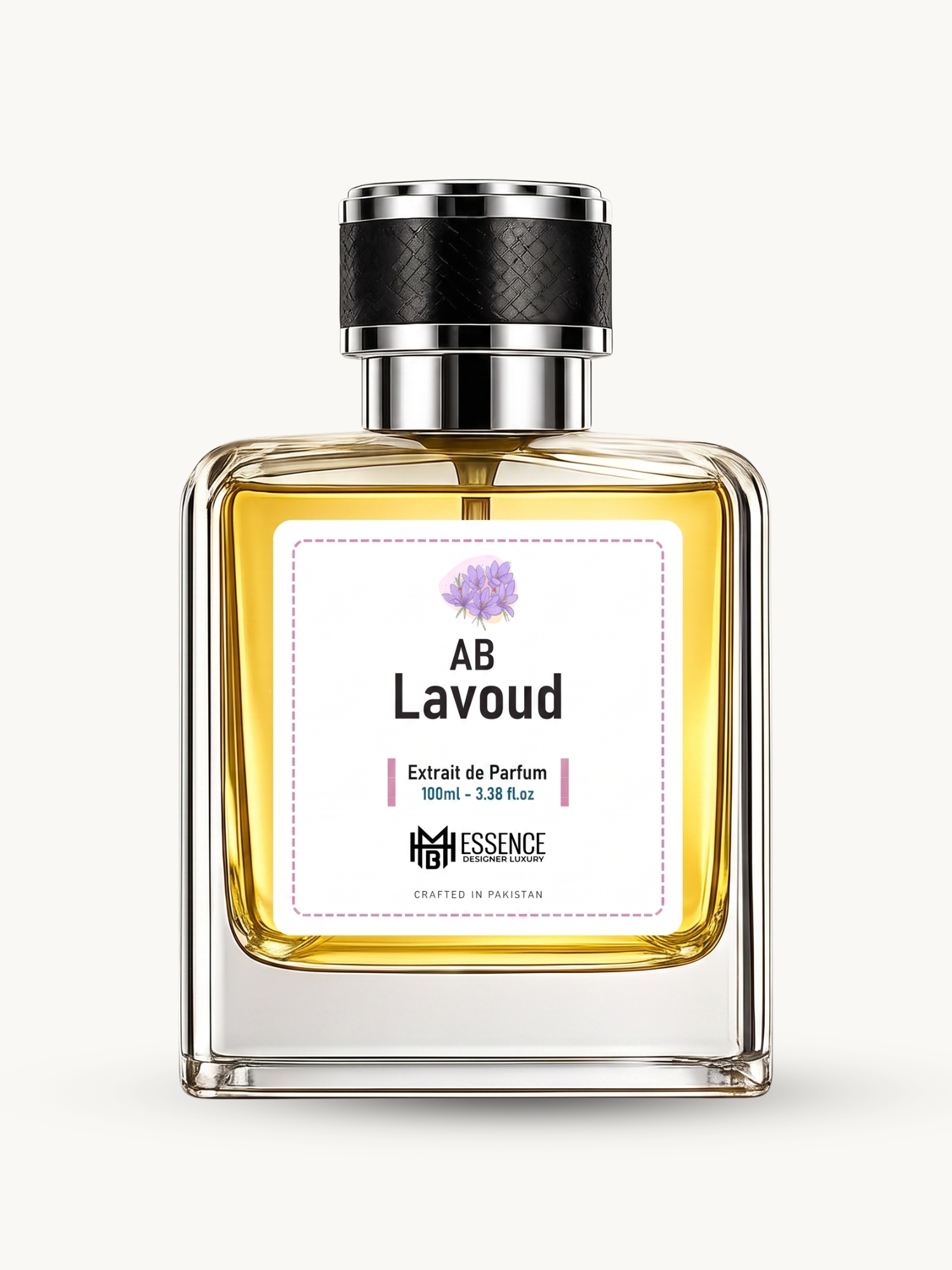 AB Lavoud 100ml extrait de parfum by MHB Essence — aromatic fragrance, square glass bottle