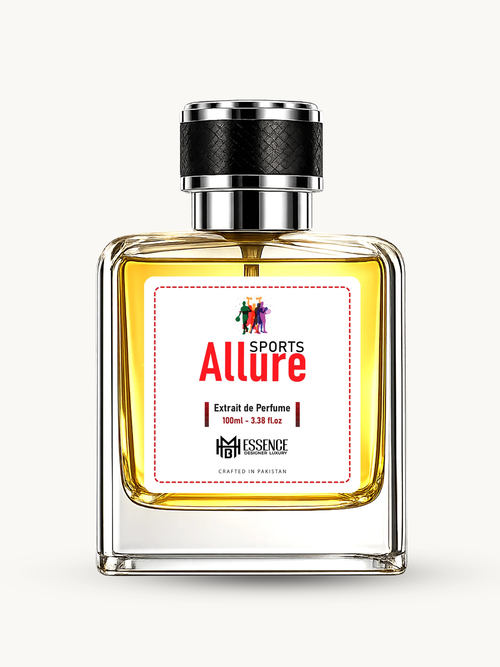 Allure Sports 100ml extrait de parfum by MHB Essence — aromatic aquatic fragrance, square glass bottle