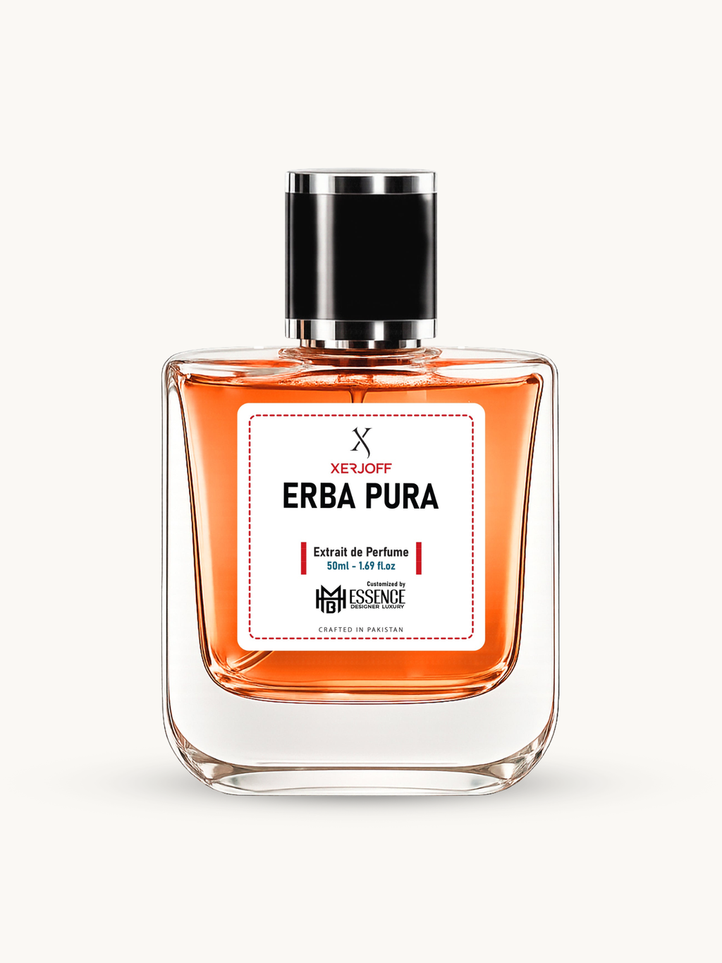 Amber Delight 50ml extrait de parfum by MHB Essence — warm amber fragrance, square glass bottle