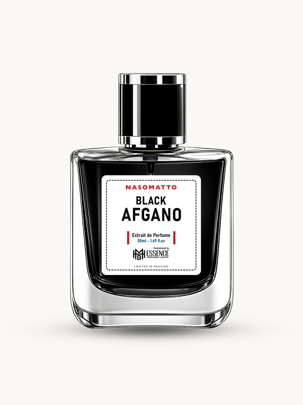 Black Beast 50ml extrait de parfum by MHB Essence — dark woody resinous fragrance, square glass bottle
