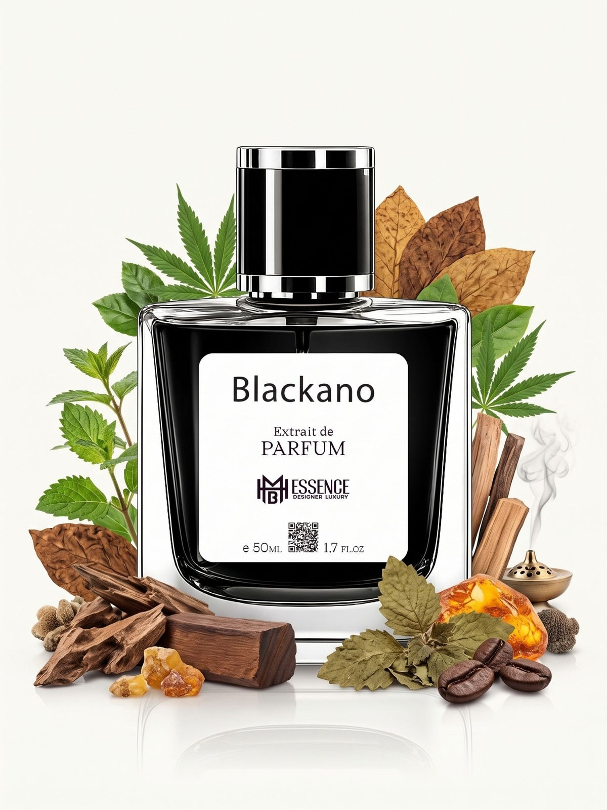 Blackano 50ml Extrait de Parfum by MHB Essence — scent notes