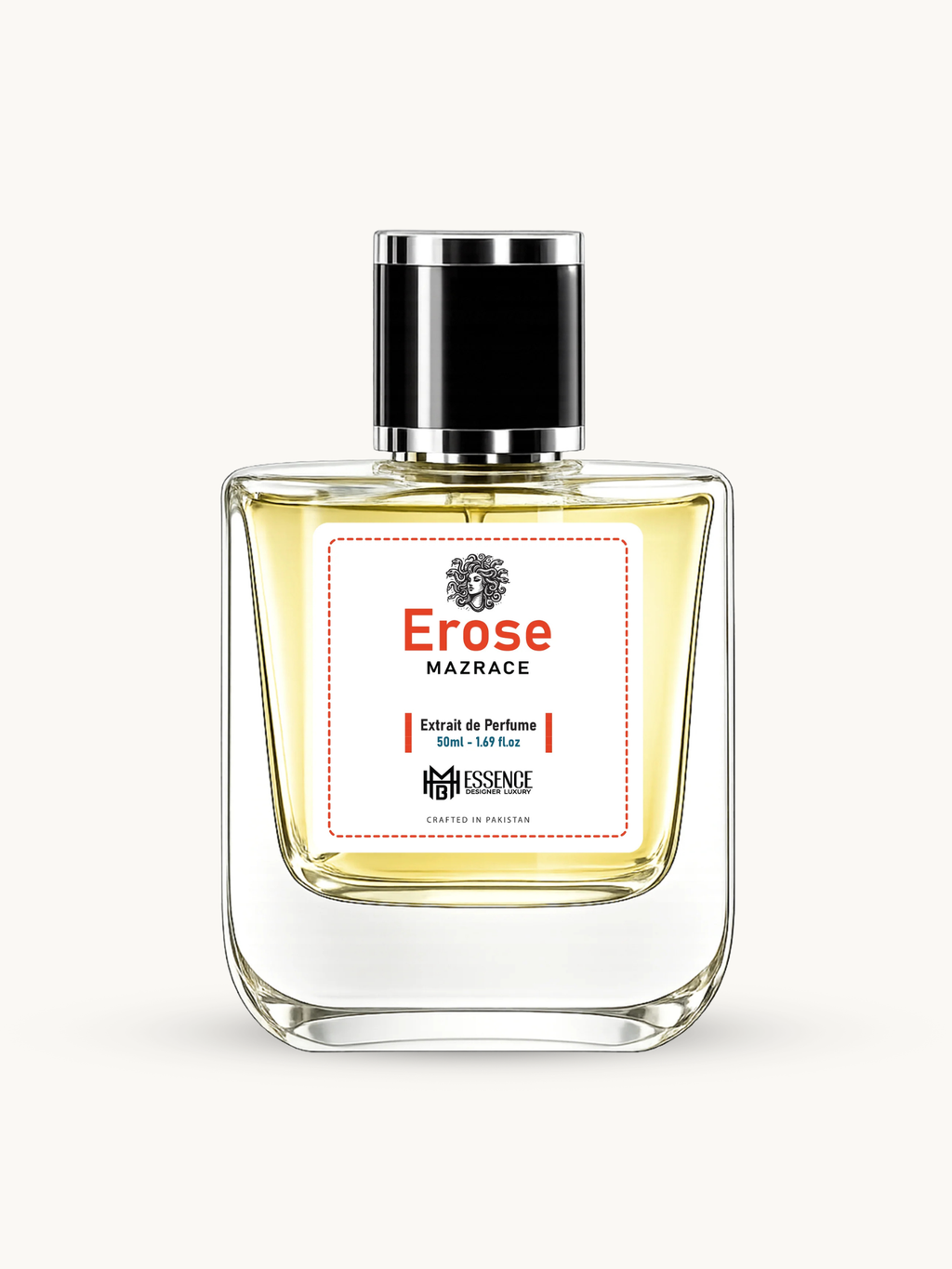 Erose Mazrace 50ml extrait de parfum by MHB Essence — fresh aromatic fragrance, square glass bottle