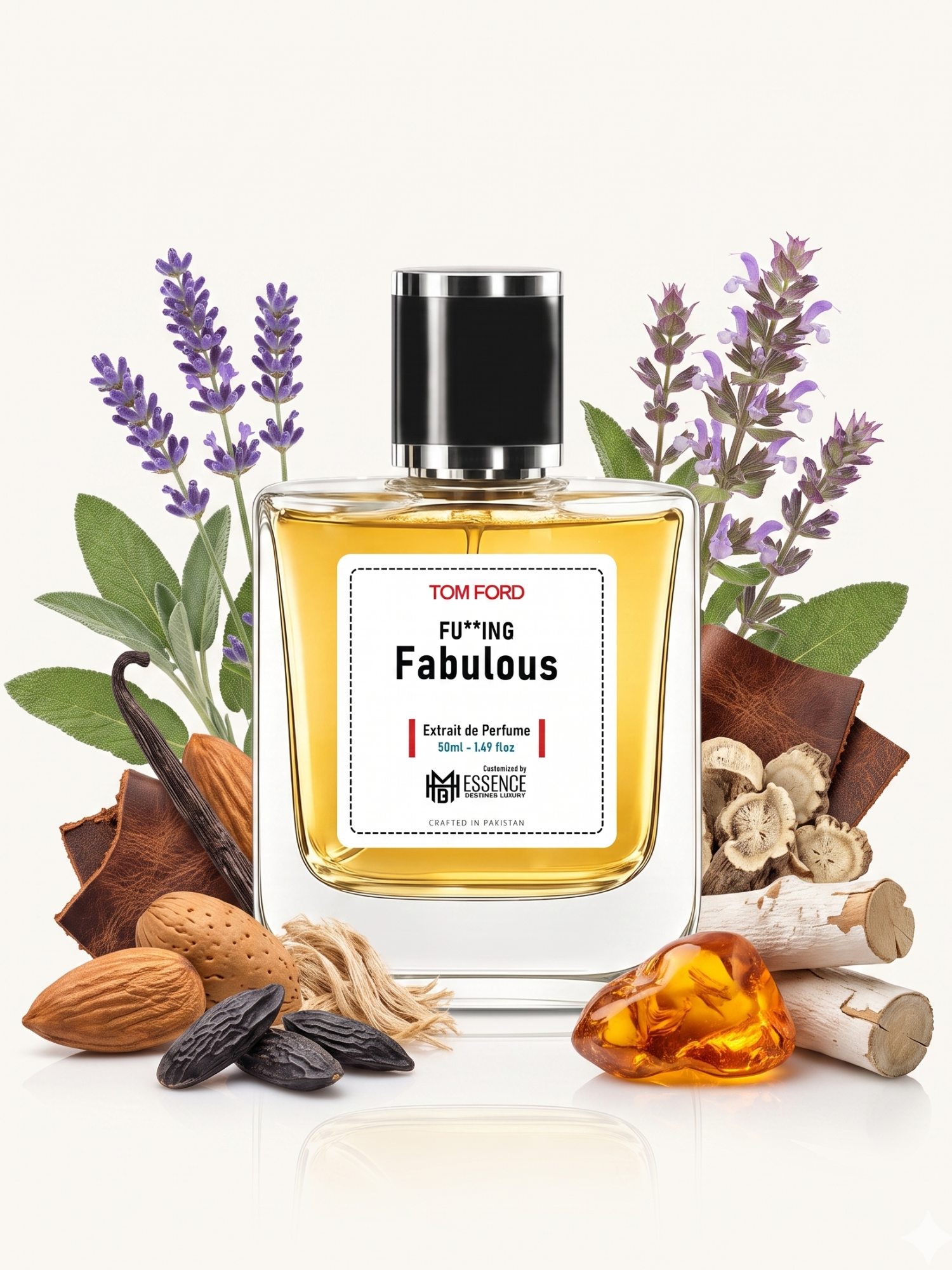 Fabulush Strong scent notes — Pear, Pink Pepper, Orange Blossom, Coffee, Vanilla, Praline, Patchouli, Cedarwood — MHB Essence