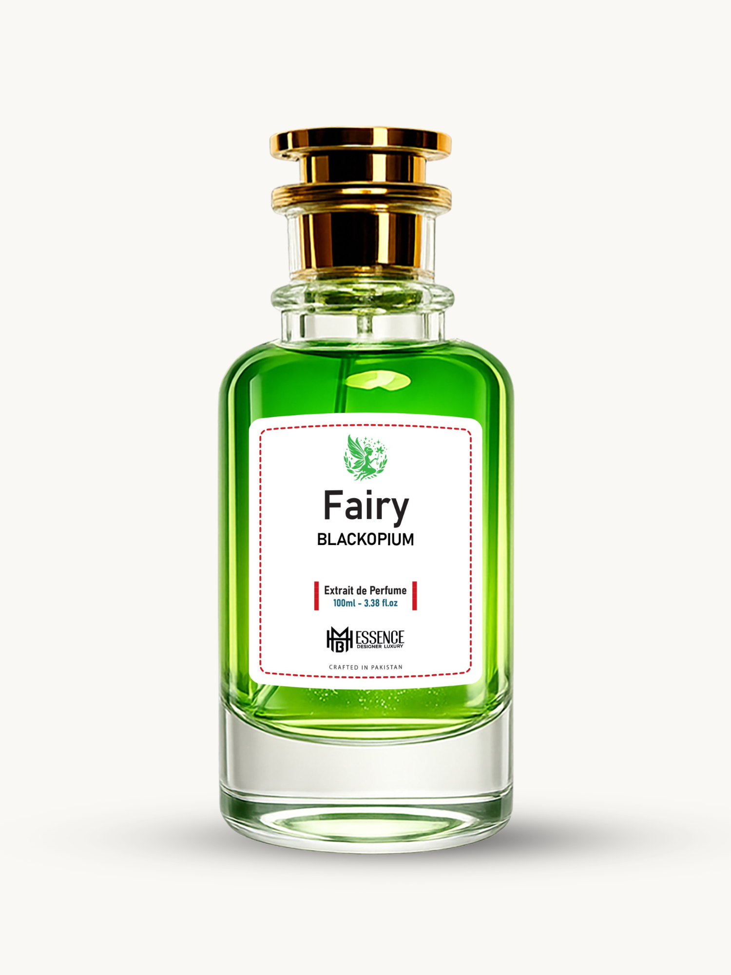 Fairy Opium 100ml extrait de parfum by MHB Essence — floral gourmand fragrance, square glass bottle
