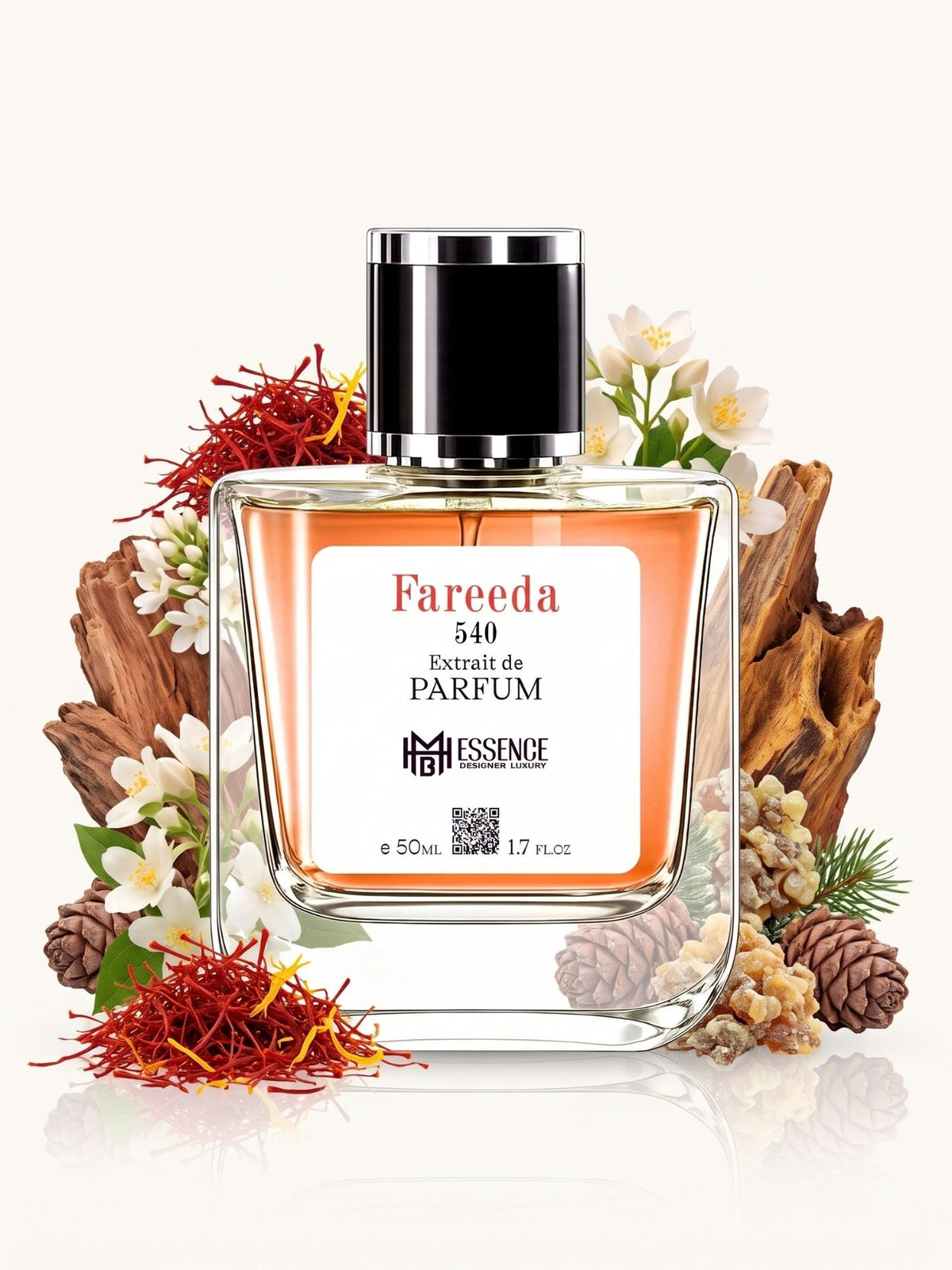 Fareeda 540 50ml Extrait de Parfum by MHB Essence — scent notes