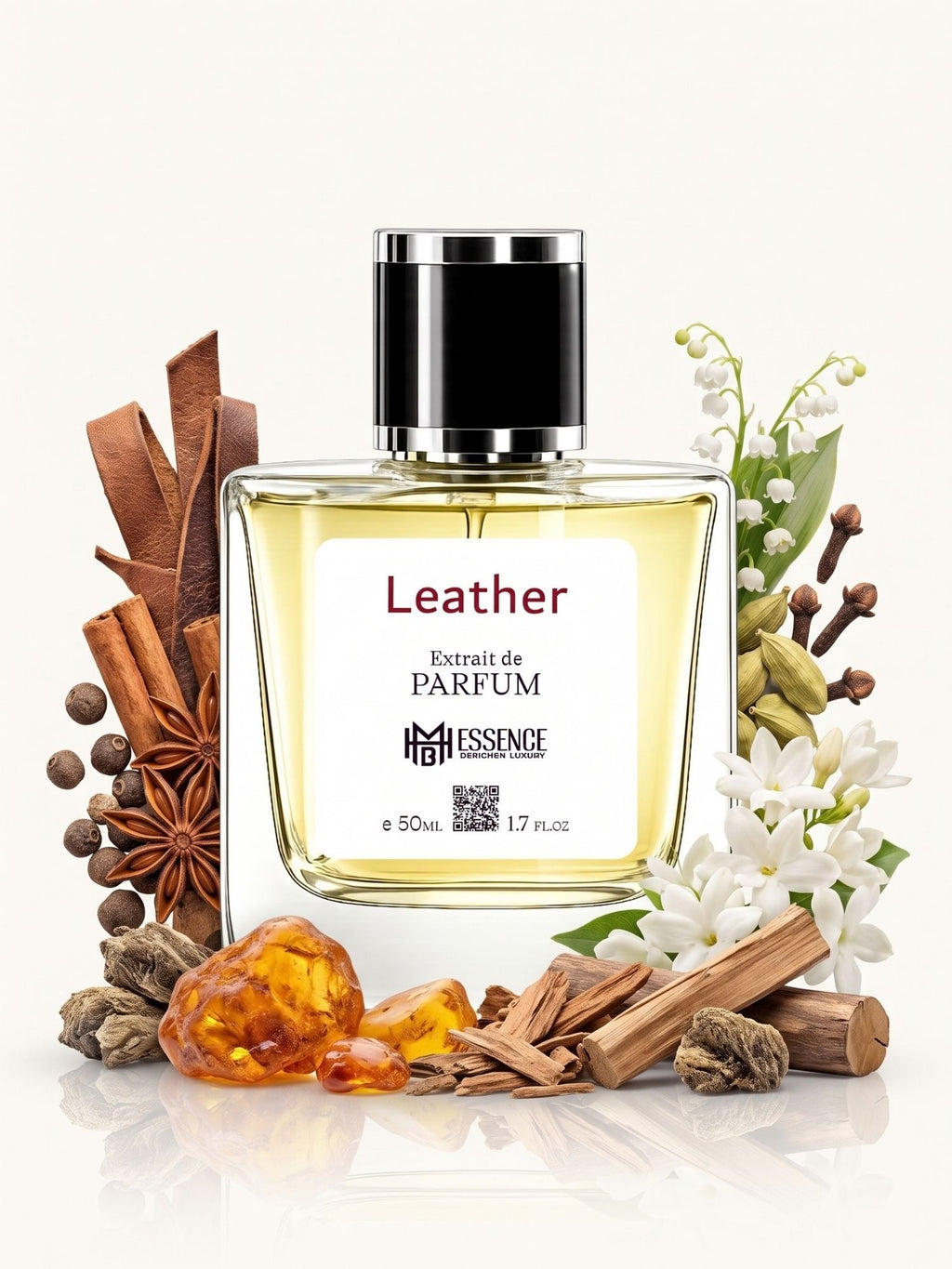 Leather 50ml Extrait de Parfum by MHB Essence — scent notes