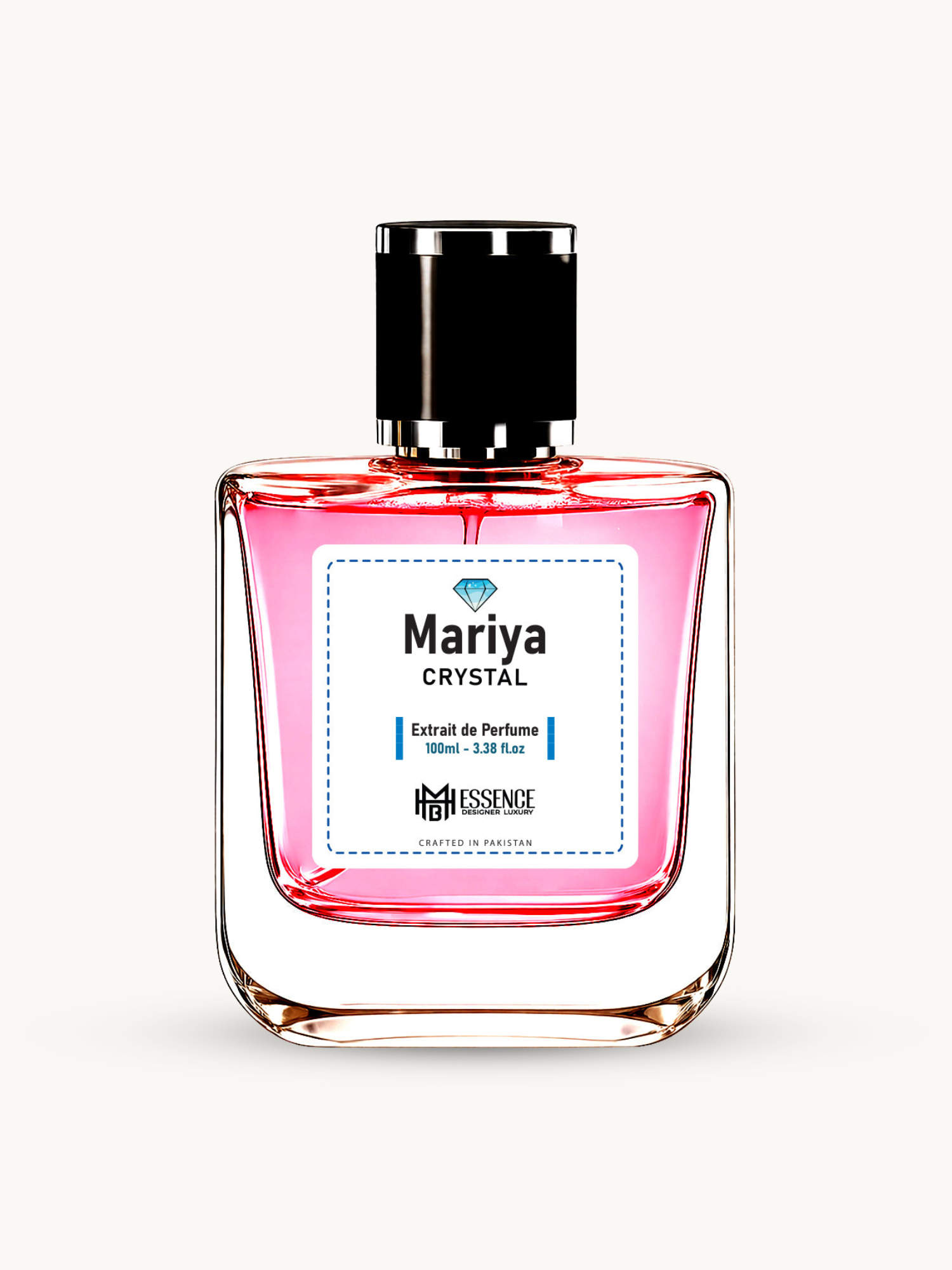 Mariya Crystle 50ml extrait de parfum by MHB Essence — aquatic floral fragrance, square glass bottle