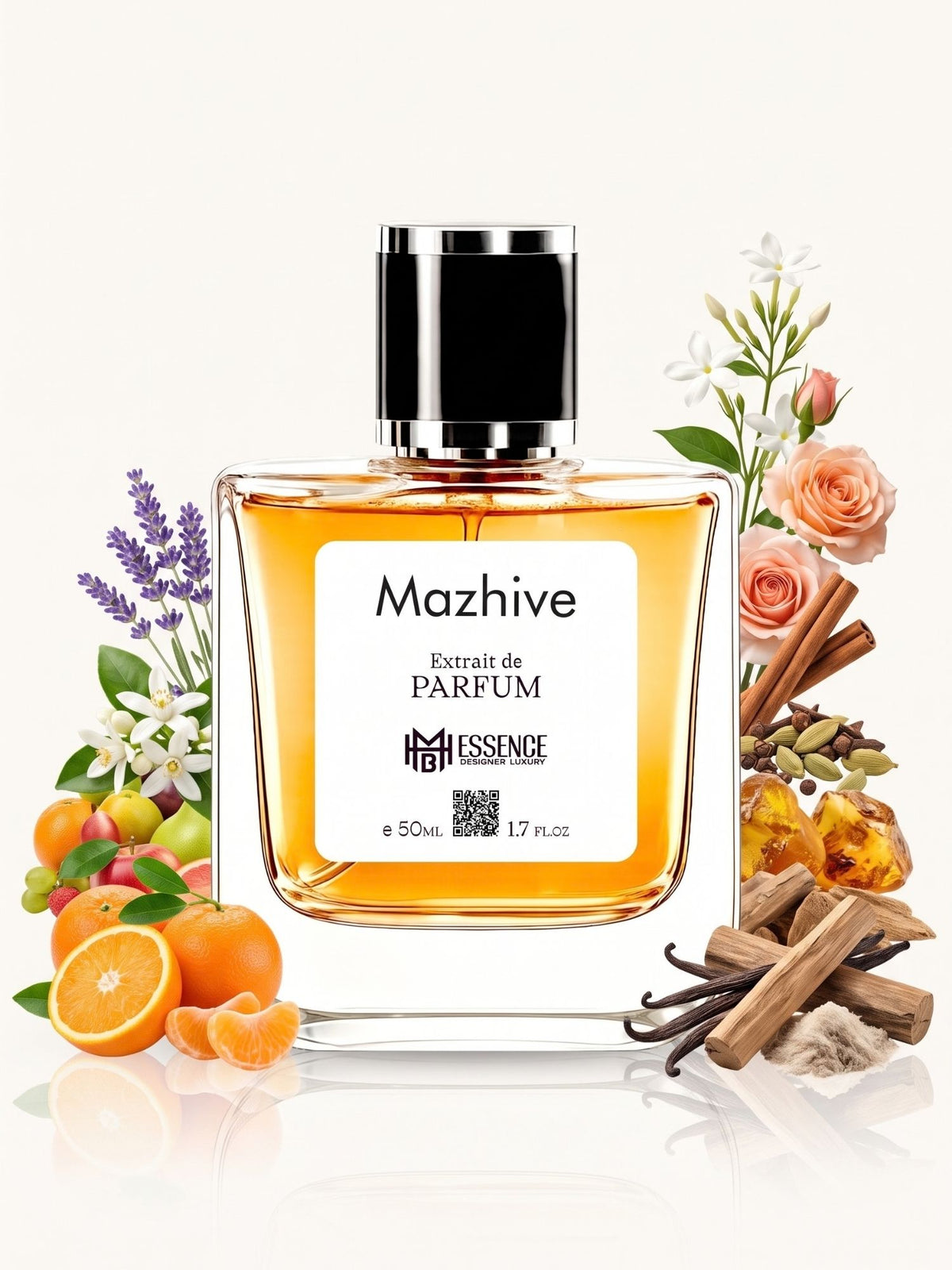 Mazhive 50ml Extrait de Parfum by MHB Essence — scent notes