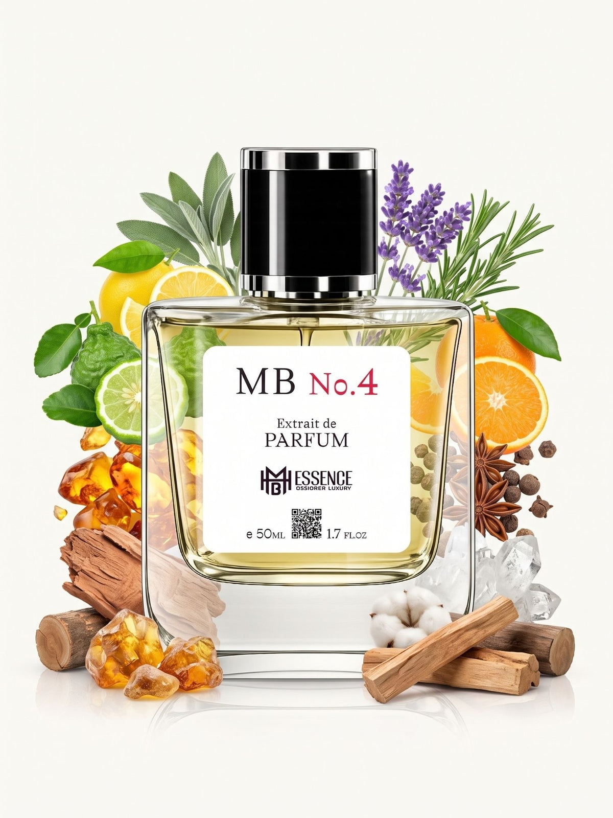 MB No. 4 50ml Extrait de Parfum by MHB Essence — scent notes