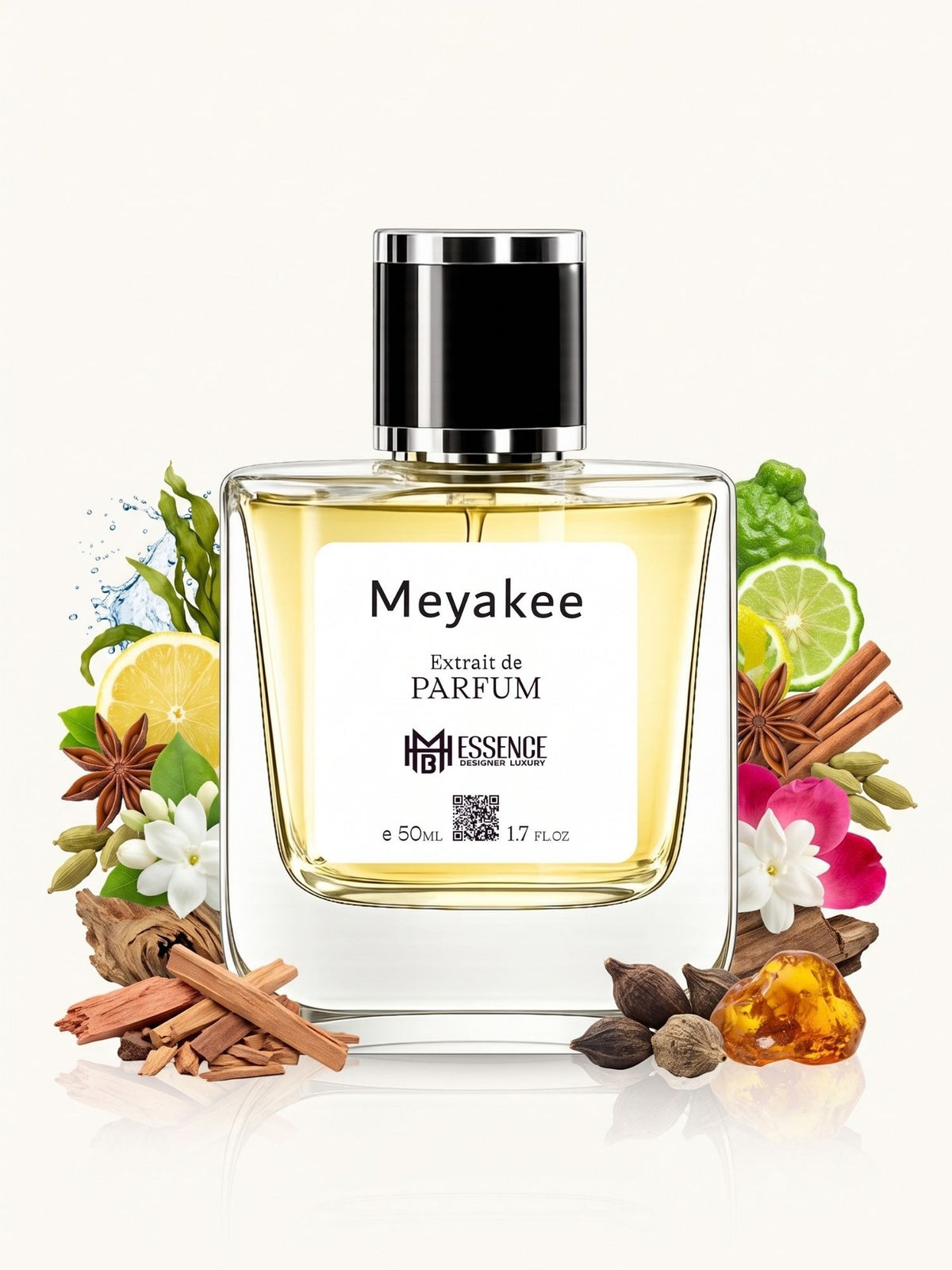 Meyakee 50ml Extrait de Parfum by MHB Essence — scent notes