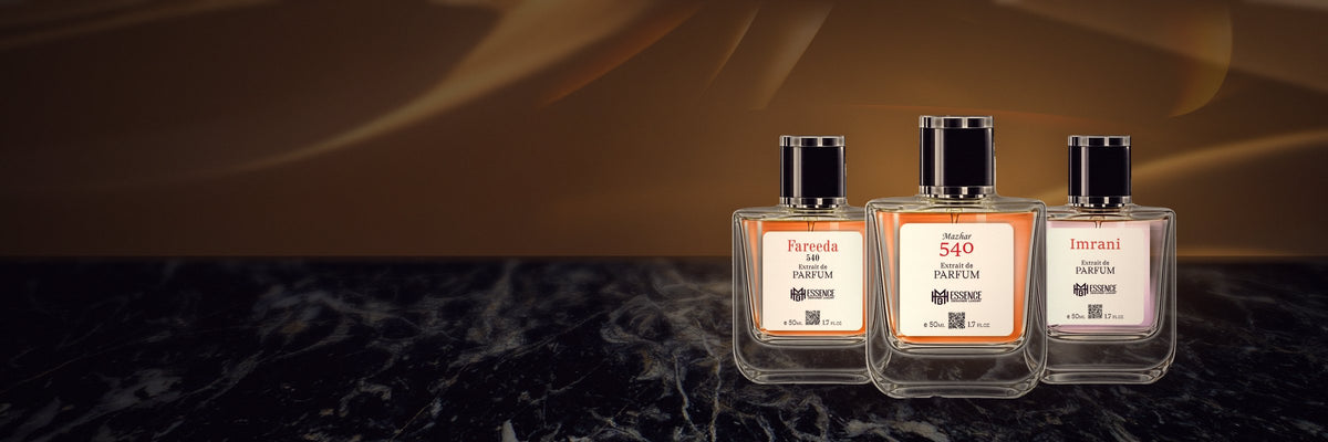 Fareeda 540, Mazhar 540 and Imrani Extrait de Parfum by MHB Essence — Amber & Oriental