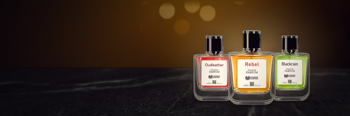 Oudleather, Rebel and Blackrain Extrait de Parfum by MHB Essence — Creations