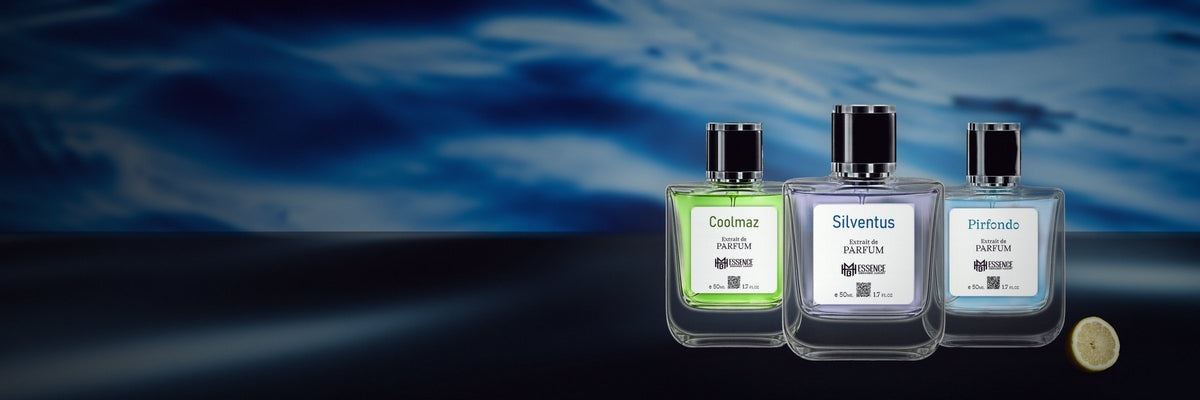 Coolmaz, Silventus and Pirfondo Extrait de Parfum by MHB Essence — Fresh & Aquatic