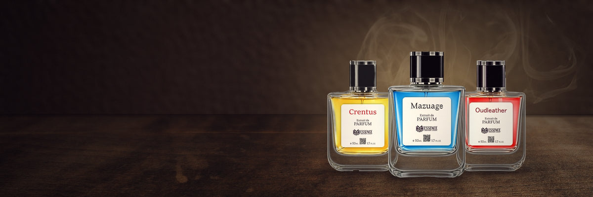 Crentus, Mazuage and Oudleather Extrait de Parfum by MHB Essence — for men