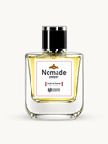 Nomade Ombry 50ml extrait de parfum by MHB Essence — smoky leather oud fragrance, square glass bottle