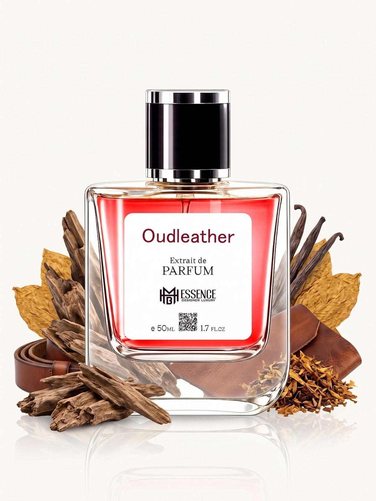Oudleather 50ml Extrait de Parfum by MHB Essence — scent notes