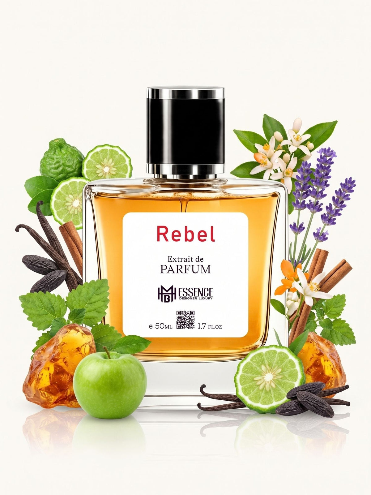 Rebel 50ml Extrait de Parfum by MHB Essence — scent notes