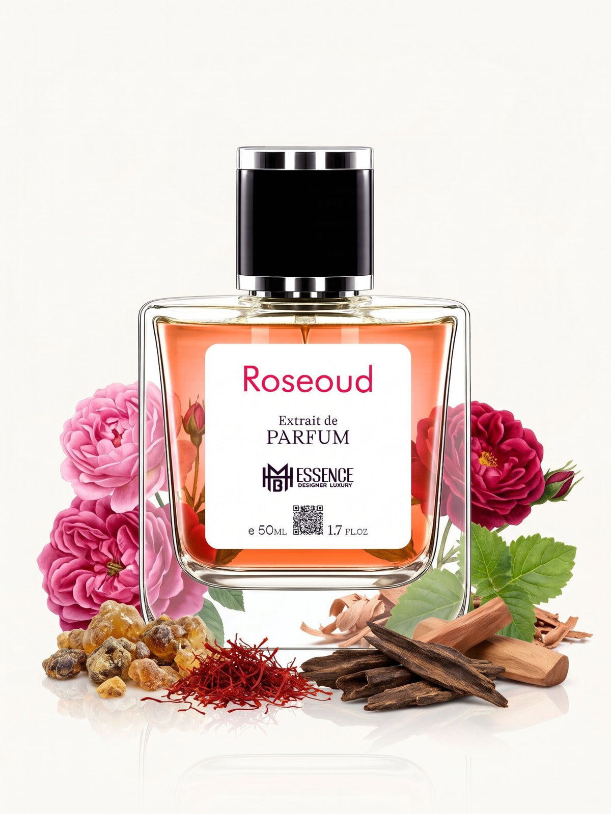 Roseoud 50ml Extrait de Parfum by MHB Essence — scent notes