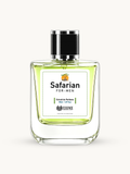 Safarian For-Men 50ml extrait de parfum by MHB Essence — aromatic woody fragrance, square glass bottle