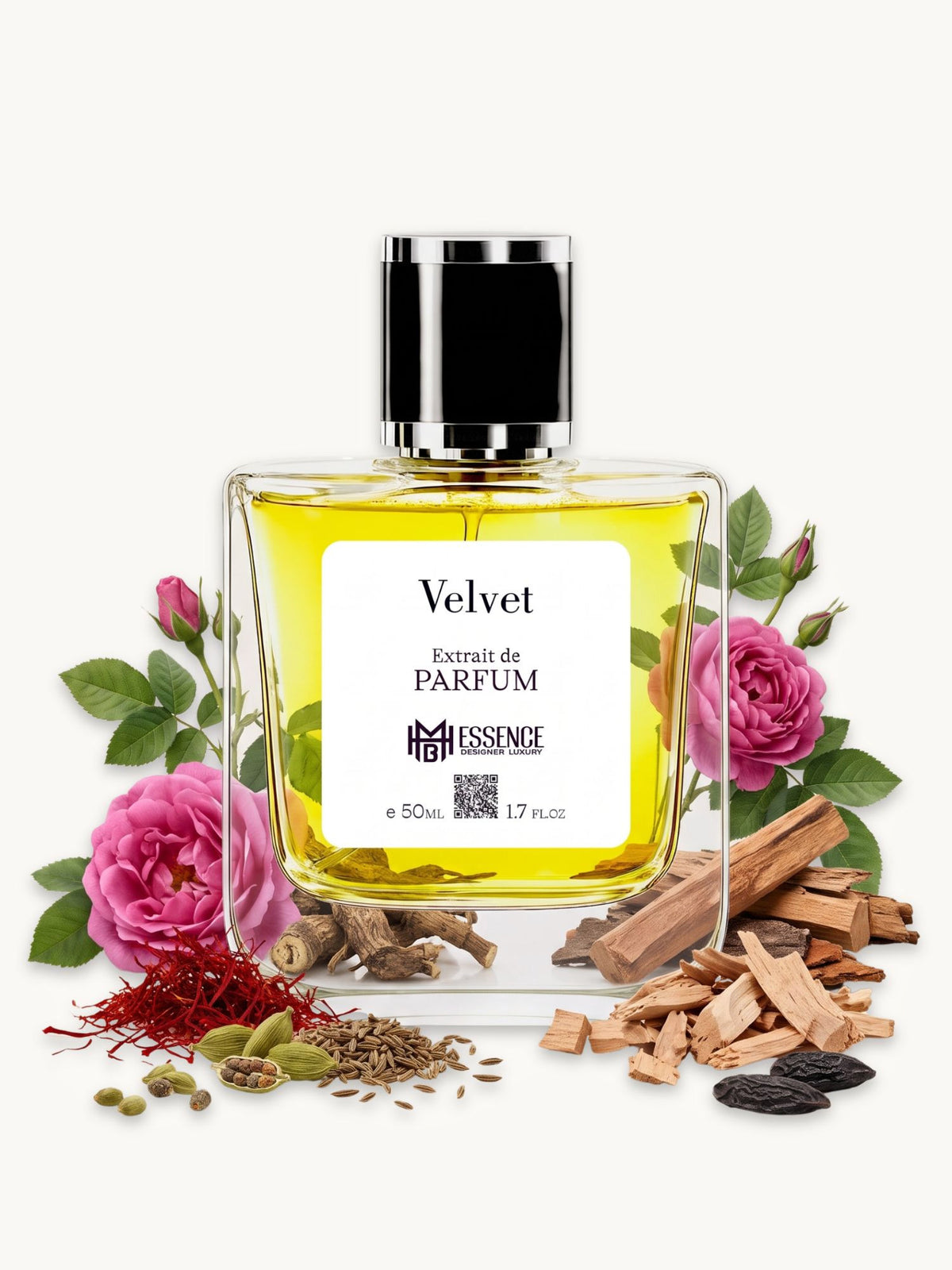 Velvet 50ml Extrait de Parfum by MHB Essence — scent notes